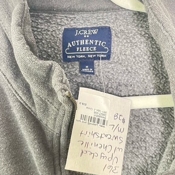 Madam P. Upcycled Vintage Chenille Sweatshirt sz. M #YY - Picture 5 of 10